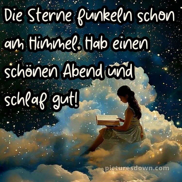 Guten abend gute nacht bilder für whatsapp bild Wolken kostenlos