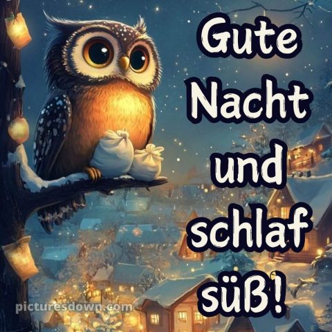 Guten abend gute nacht bilder lustig kostenlos für whatsapp bild Eule kostenlos