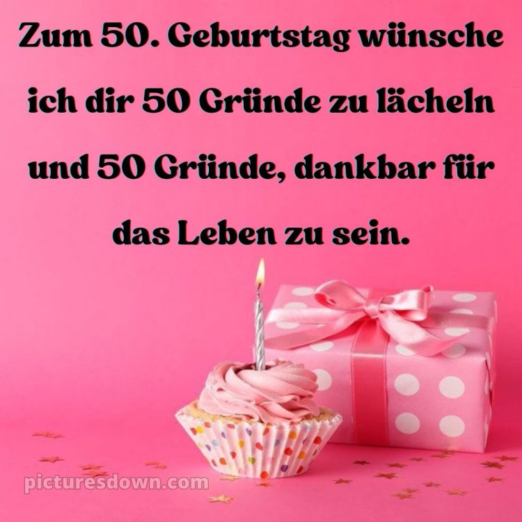 Kurze glückwünsche zum 50. geburtstag bild Kerze kostenlos