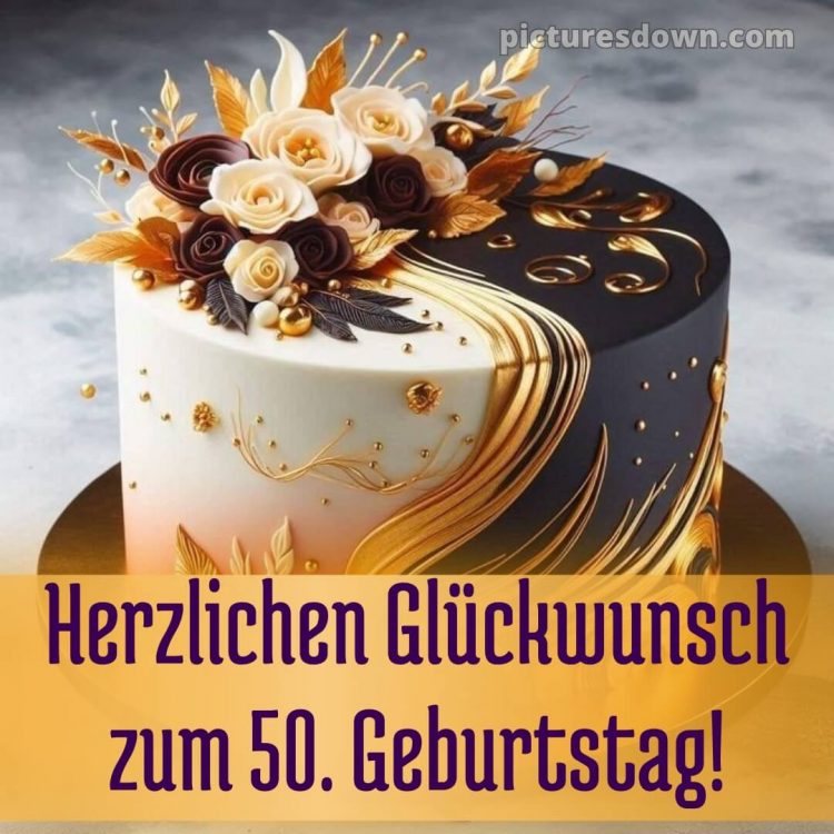 Kurze glückwünsche zum 50. geburtstag bild Kuchen kostenlos