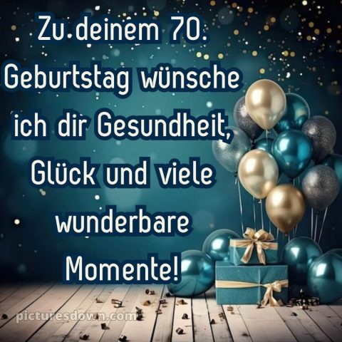 Kurze glückwünsche zum 70. geburtstag bild Pailletten kostenlos