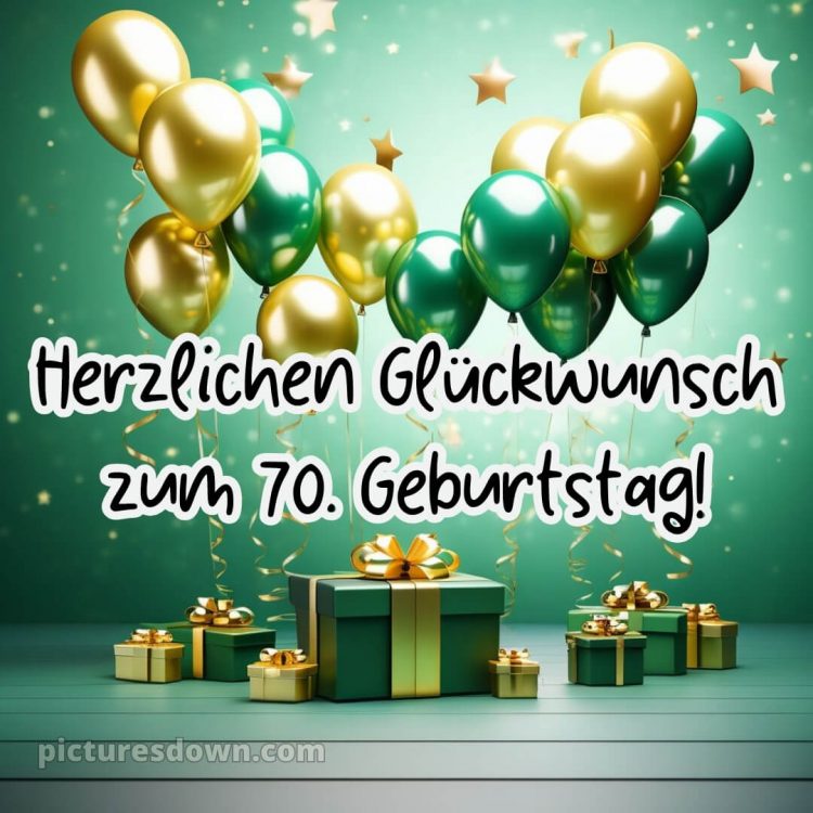 Kurze glückwünsche zum 70. geburtstag frau bild Sterne kostenlos