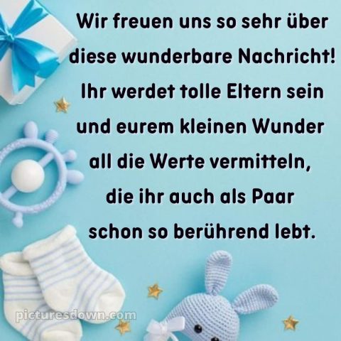 Kurze glückwünsche zur geburt bild Socken kostenlos