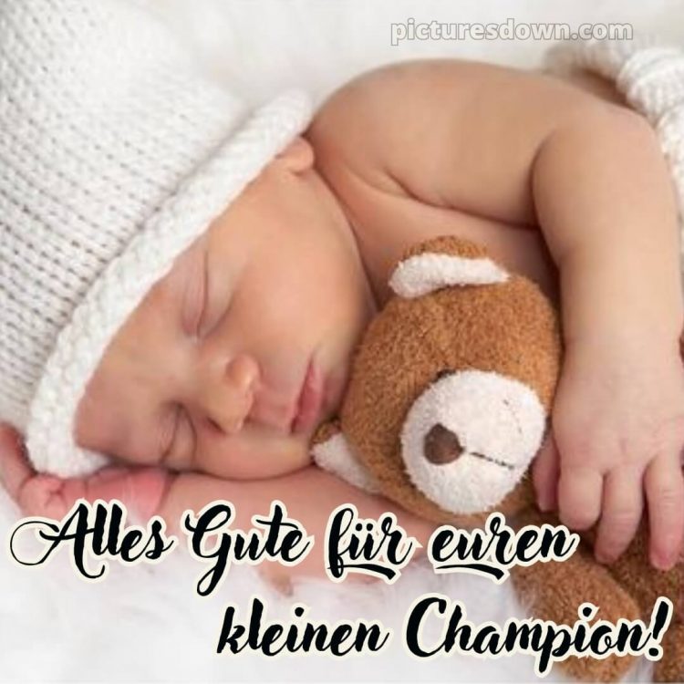 Kurze glückwünsche zur geburt eines jungen bild Kind kostenlos