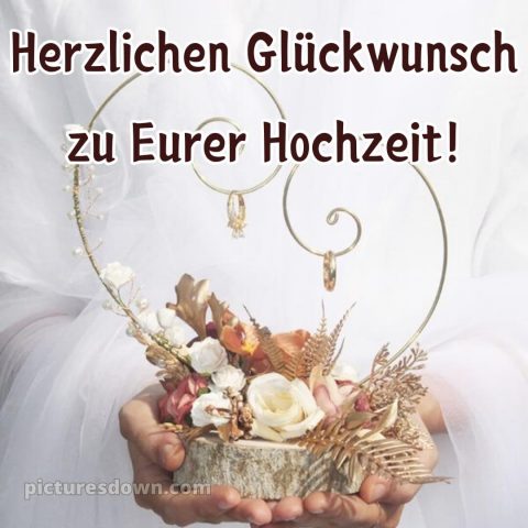 Kurze glückwünsche zur hochzeit kostenlos bild Goldringe kostenlos