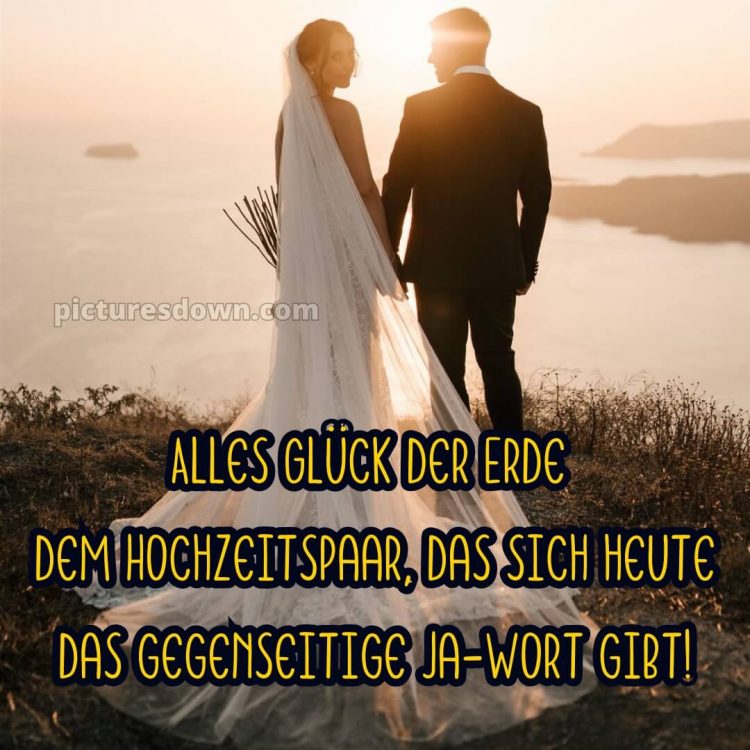 Kurze glückwünsche zur hochzeit kostenlos bild Frischvermählte kostenlos