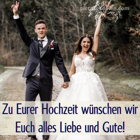 Kurze glückwünsche zur hochzeit kostenlos bild Jungverheiratete kostenlos