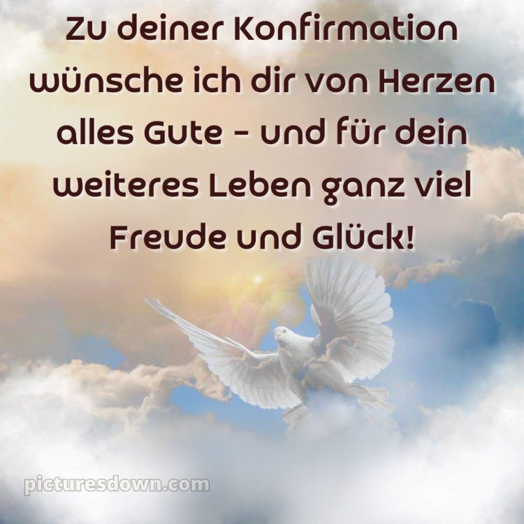 Kurze glückwünsche zur konfirmation bild Himmel kostenlos