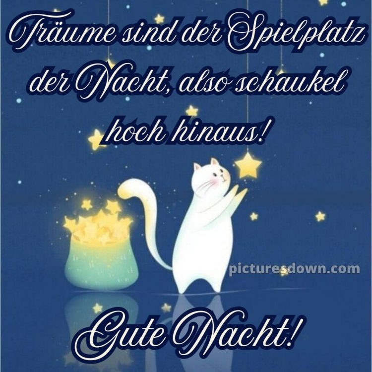 Lustige gute nacht bilder für whatsapp bild Sterne kostenlos