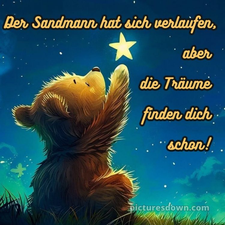 Lustige gute nacht bilder für whatsapp bild Himmel kostenlos