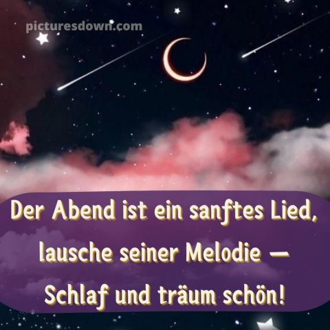 Schlaf gute nacht bilder für whatsapp kostenlos bild Himmel kostenlos