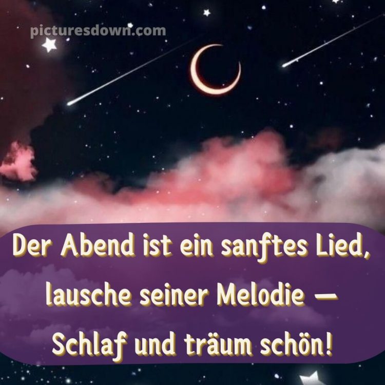 Schlaf gute nacht bilder für whatsapp kostenlos bild Himmel kostenlos