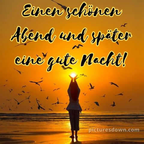 Schönen abend und später eine gute nacht bilder kostenlos whatsapp bild Strand kostenlos