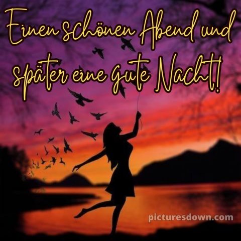Schönen abend und später eine gute nacht bilder kostenlos whatsapp bild Vögel kostenlos