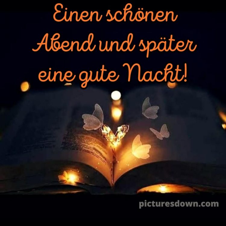 Schönen abend und später eine gute nacht bilder kostenlos whatsapp bild Buch kostenlos