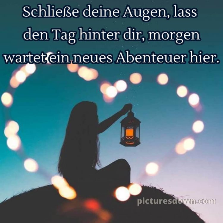 Süß gute nacht bilder für whatsapp bild Laterne kostenlos