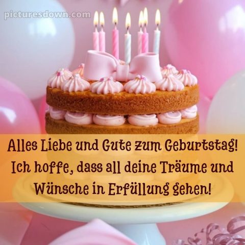 Geburtstag glückwünsche bild Kerzen kostenlos