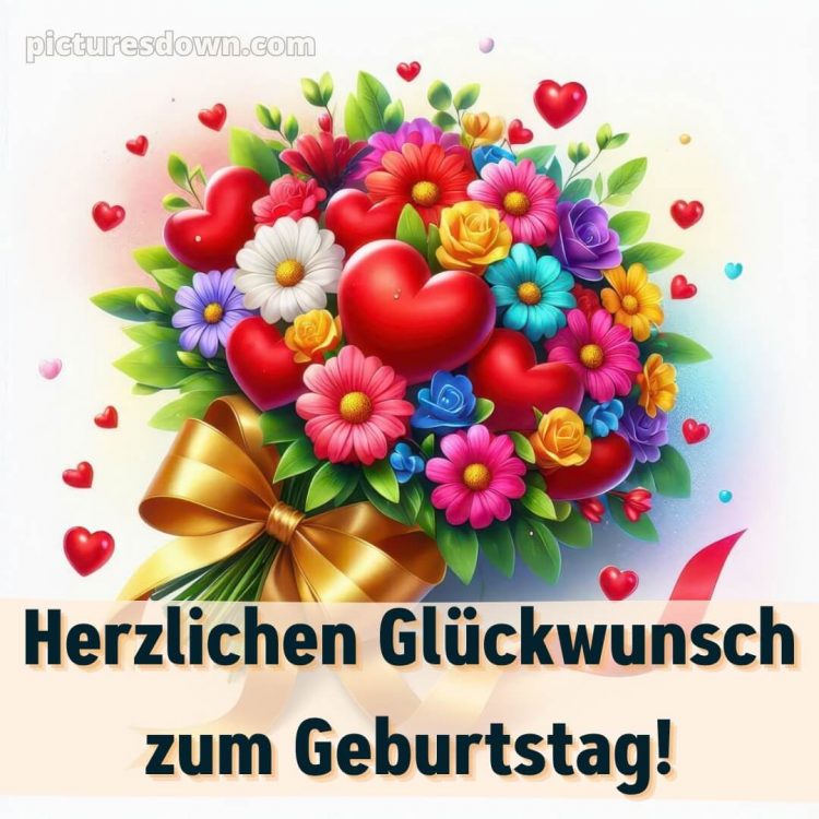 Geburtstag glückwünsche bild Herz kostenlos