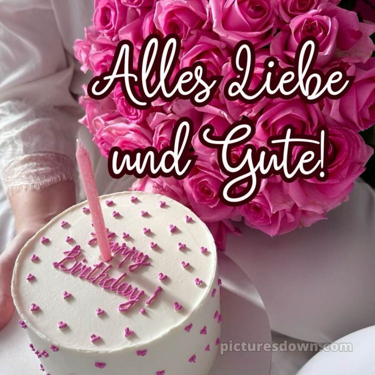 Geburtstag glückwünsche bild Torte kostenlos