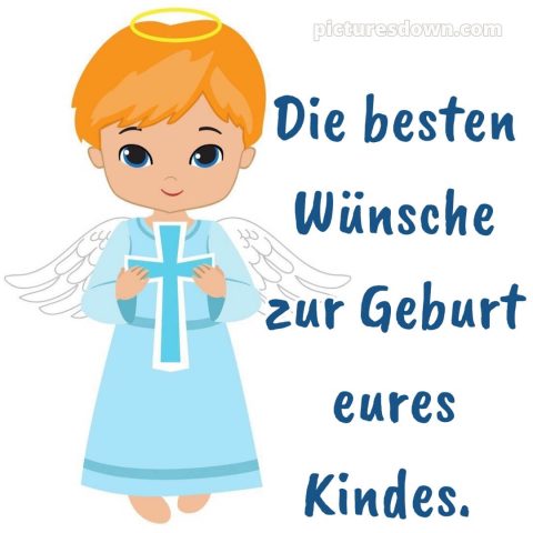 Glückwünsche zur geburt bild Kreuz kostenlos
