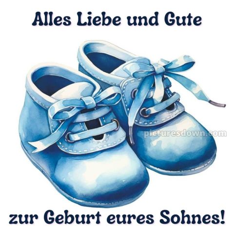 Glückwünsche zur geburt junge bild Schuhe kostenlos