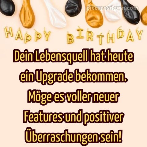 Glückwunsch zum geburtstag bild Karte kostenlos