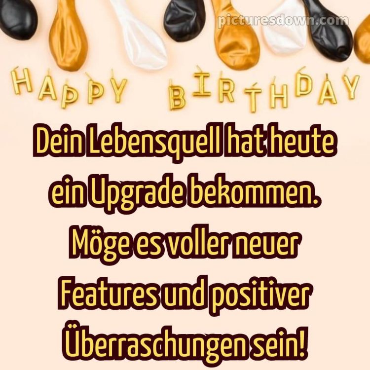 Glückwunsch zum geburtstag bild Karte kostenlos