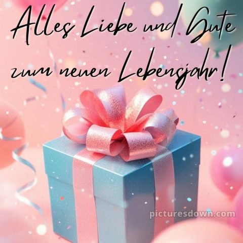 Glückwunsch zum geburtstag bild Bogen kostenlos