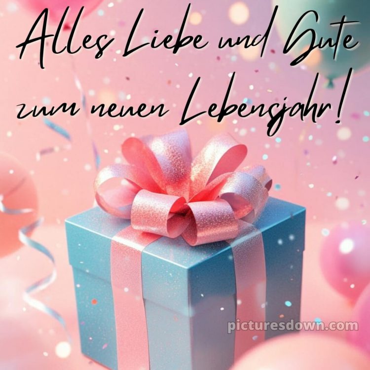 Glückwunsch zum geburtstag bild Bogen kostenlos