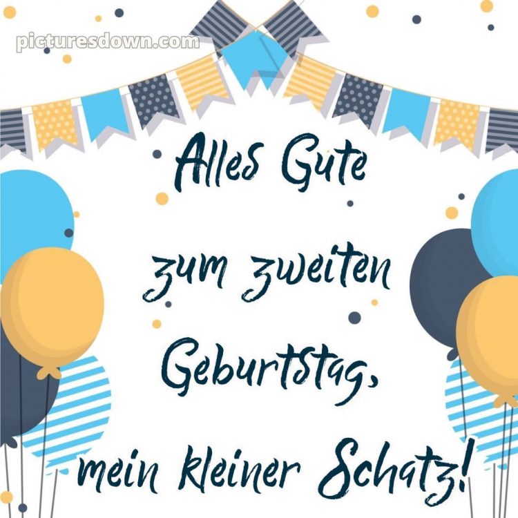 Kurze geburtstagswünsche 2 geburtstag bild Karte kostenlos