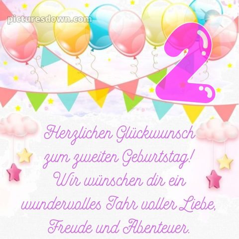 Kurze geburtstagswünsche 2 geburtstag bild Wunsch kostenlos