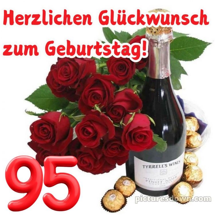 Kurze glückwünsche zum 95 geburtstag bild Wunsch kostenlos