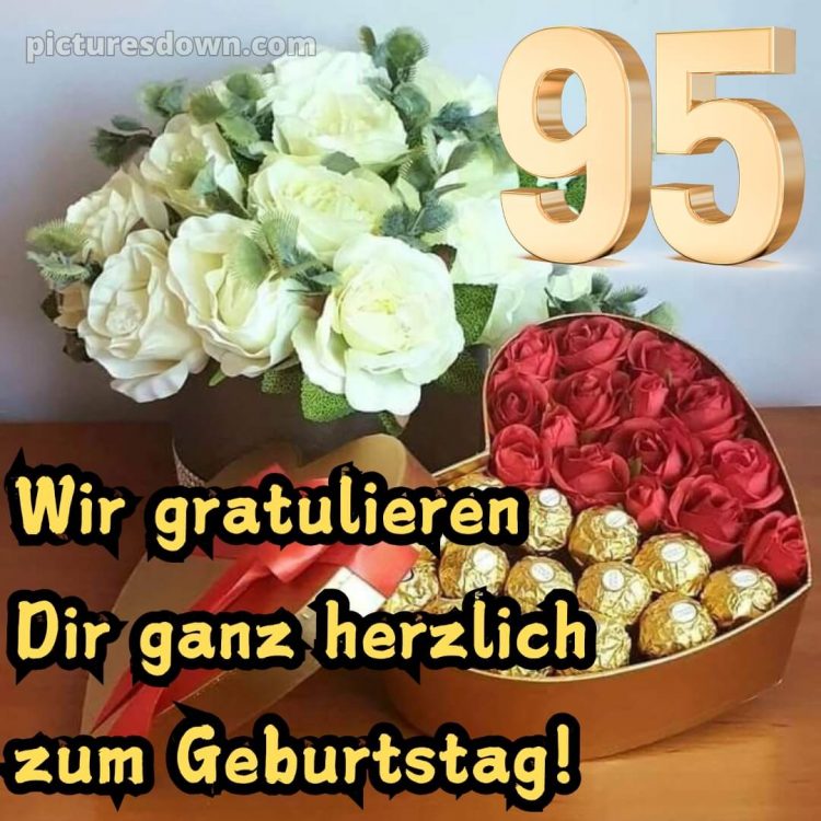 Kurze glückwünsche zum 95 geburtstag bild Süßigkeiten kostenlos