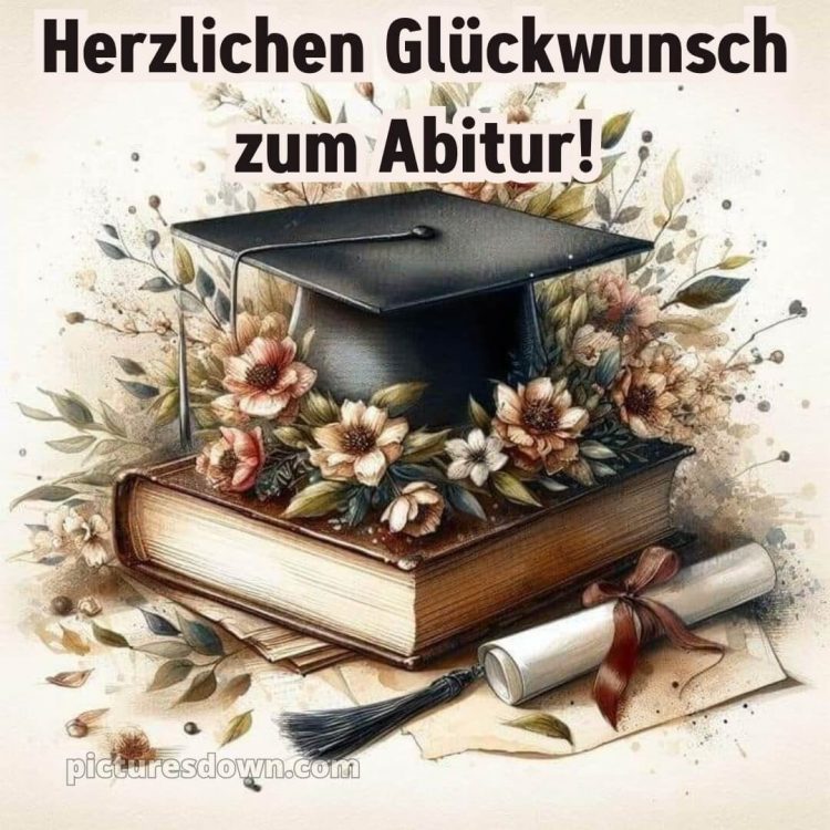 Kurze glückwünsche zum abitur bild Karte 2 kostenlos