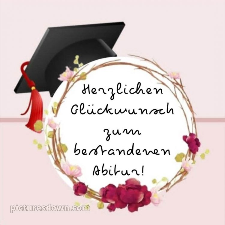 Kurze glückwünsche zum abitur bild Karte 3 kostenlos