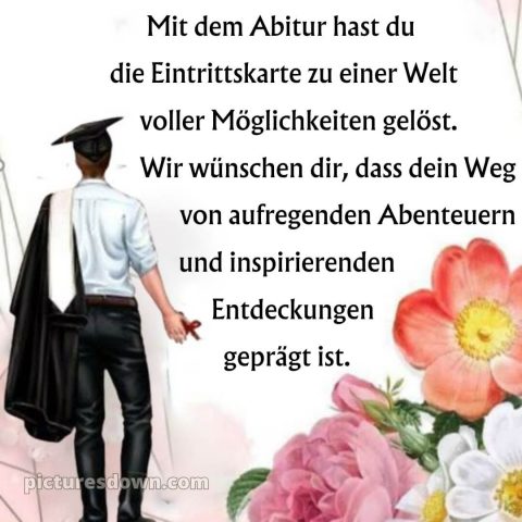 Kurze glückwünsche zum abitur bild Karte 4 kostenlos