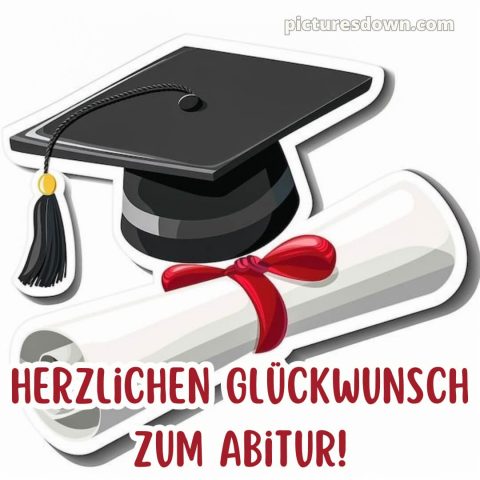Kurze glückwünsche zum abitur bild Blättern kostenlos