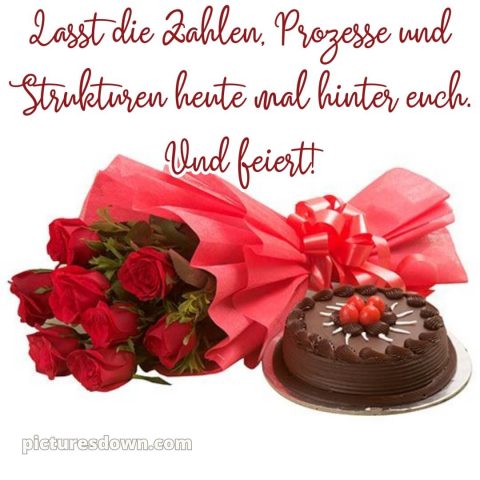 Kurze glückwünsche zum firmenjubiläum bild Torte kostenlos