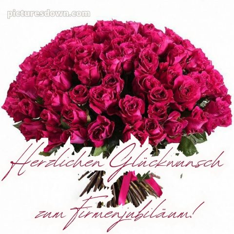 Kurze glückwünsche zum firmenjubiläum bild Strauß kostenlos