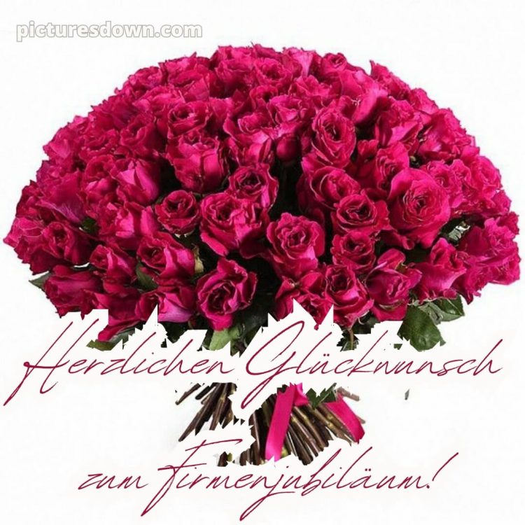 Kurze glückwünsche zum firmenjubiläum bild Strauß kostenlos