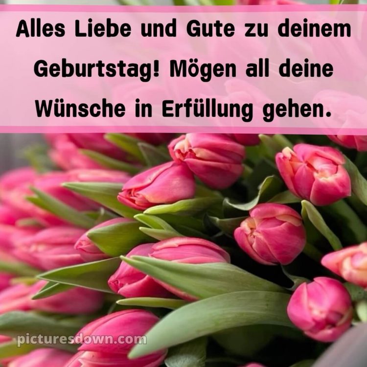Kurze glückwünsche zum geburtstag bild Strauß kostenlos