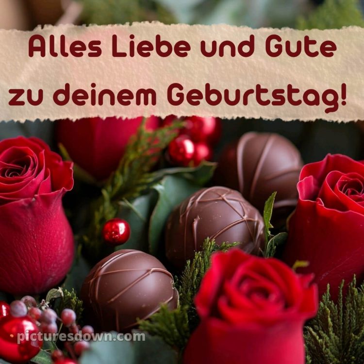 Kurze glückwünsche zum geburtstag bild Schokolade kostenlos
