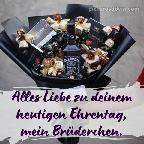 Kurze glückwünsche zum geburtstag bruder bild Strauß kostenlos