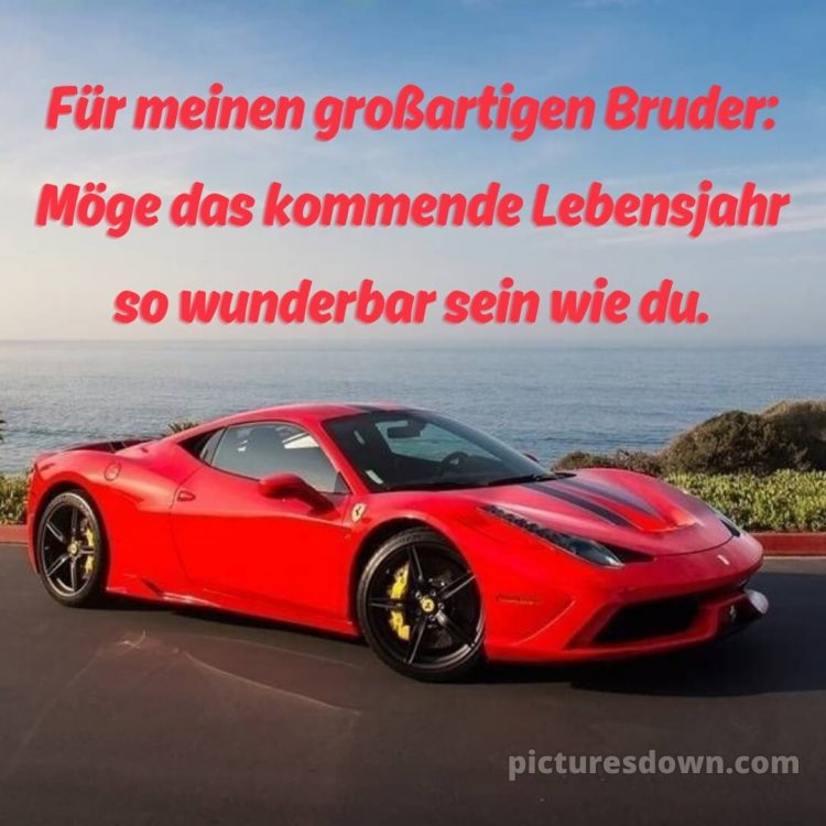 Kurze glückwünsche zum geburtstag bruder bild Meer kostenlos