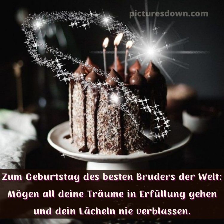 Kurze glückwünsche zum geburtstag bruder bild Torte kostenlos