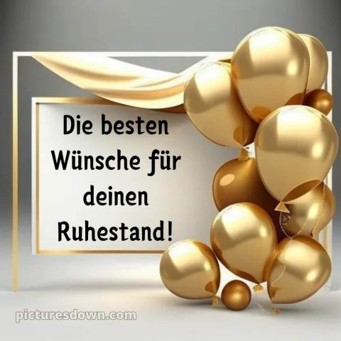 Kurze glückwünsche zum ruhestand privat bild Karte kostenlos