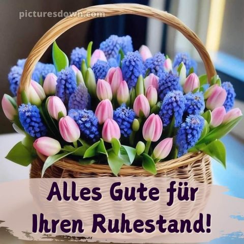 Kurze glückwünsche zum ruhestand privat bild Korb kostenlos