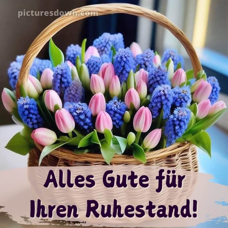 Kurze glückwünsche zum ruhestand privat bild Korb kostenlos