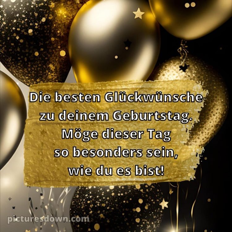 Kurze glückwünsche zum runden geburtstag bild Luftballons kostenlos