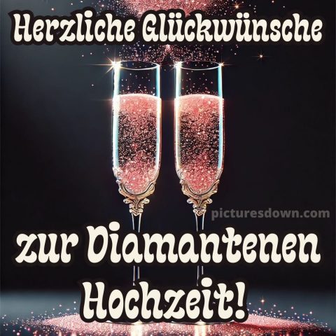 Kurze glückwünsche zur diamantenen hochzeit bild Lüster kostenlos